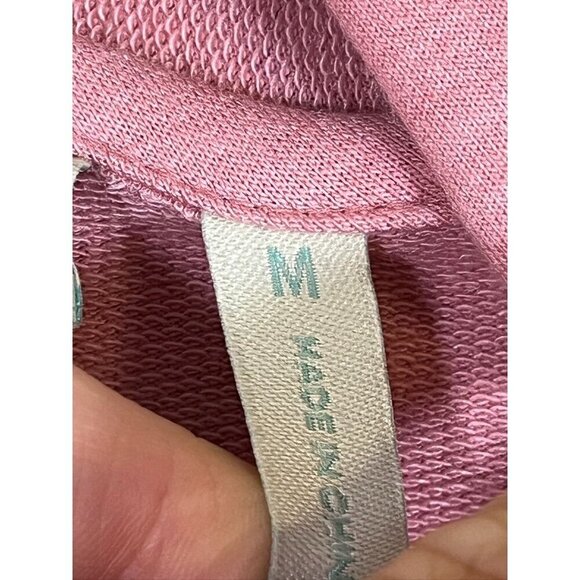 Logo Sweater M Pink Cardigan Swiss Dot Feminine Ballerina Neutral Casual Girly - Picture 3 of 12